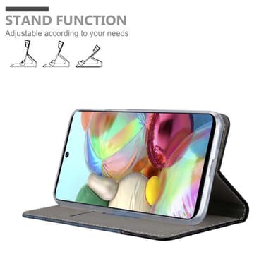 Samsung Galaxy A71 4G Plånboksfodral Skal (Blå)