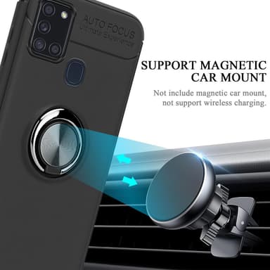 Samsung Galaxy A21s Skal Fodral Case (Svart)
