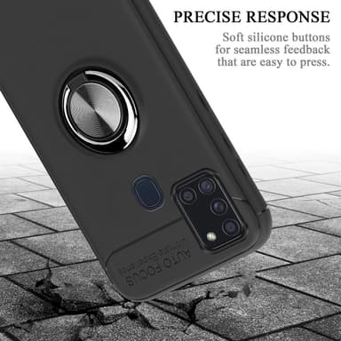 Samsung Galaxy A21s Skal Fodral Case (Svart)