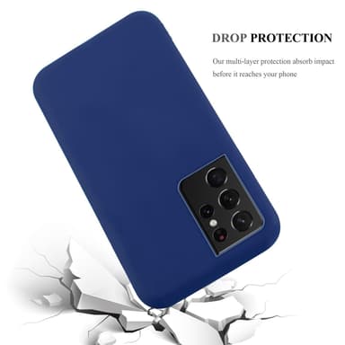 Skal Samsung Galaxy S21 ULTRA Fodral Case (Blå)
