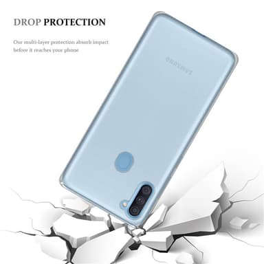 Samsung Galaxy A11 / M11 Skal Fodral Case (Transparent)