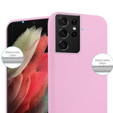 Skal Samsung Galaxy S21 ULTRA Fodral Case (Rosa)