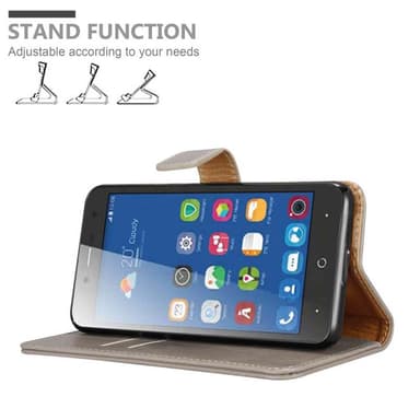 ZTE Blade L7 Plånboksfodral Skal (Brun)