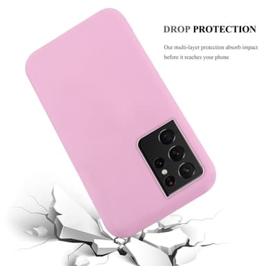 Skal Samsung Galaxy S21 ULTRA Fodral Case (Rosa)