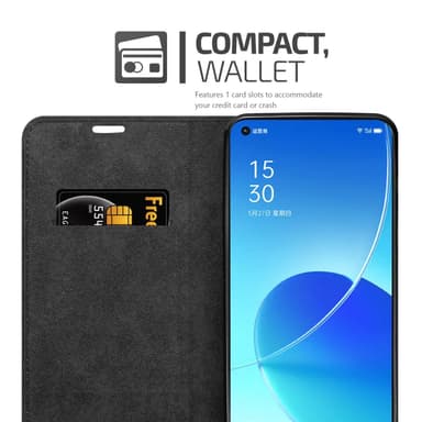 Oppo Reno6 5G Skal Fodral Case (Svart)