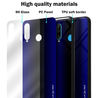 Huawei P30 LITE Skal Fodral Case (Lila)