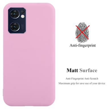 Skal Oppo FIND X5 LITE / Reno7 5G Fodral Case (Rosa)