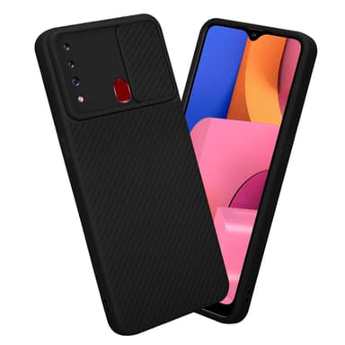 Skal Samsung Galaxy A20s Fodral Case (Svart)