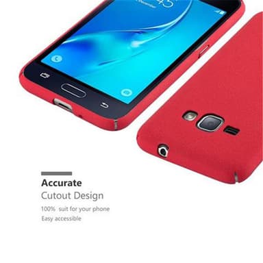Samsung Galaxy J1 2016 Skal Fodral Case (Röd)