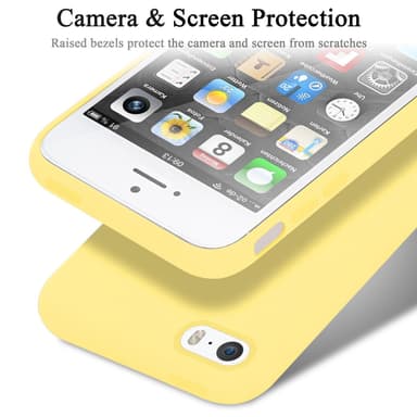 iPhone 5 / 5S / SE 2016 Skal Fodral Case (Gul)
