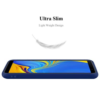 Skal Samsung Galaxy A7 2018 Fodral Case (Blå)