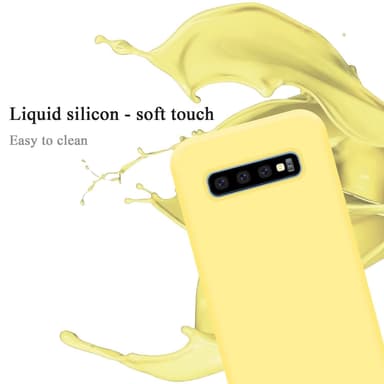 Samsung Galaxy S10 PLUS Skal Fodral Case (Gul)