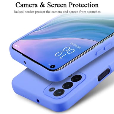 OPPO A54 5G / A74 5G Skal Fodral Case (Lila)