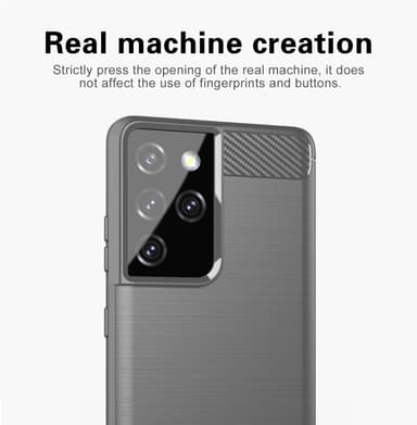 Samsung Galaxy S21 ULTRA Skal Fodral Case (Grå)