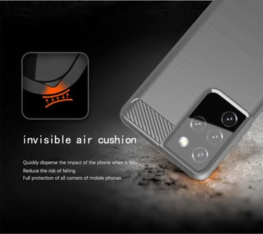 Samsung Galaxy S21 ULTRA Skal Fodral Case (Grå)