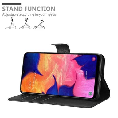 Samsung Galaxy A10 / M10 Plånboksfodral Skal (Svart)