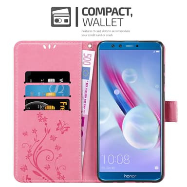Honor 9X LITE Plånboksfodral Skal (Rosa)