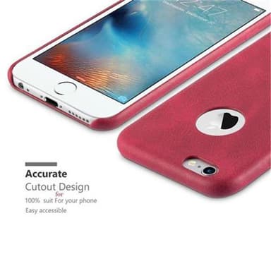 iPhone 6 / 6S Skal Fodral Case (Röd)