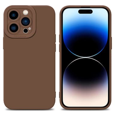 iPhone 14 PRO Skal Fodral Case (Brun)