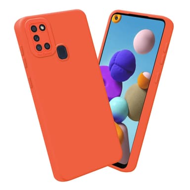 Samsung Galaxy A21s Skal Fodral Case (Orange)