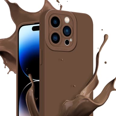 iPhone 14 PRO Skal Fodral Case (Brun)