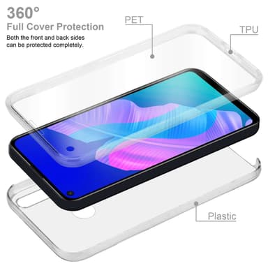 Skal Huawei P40 LITE E Fodral Case (Genomskinlig)