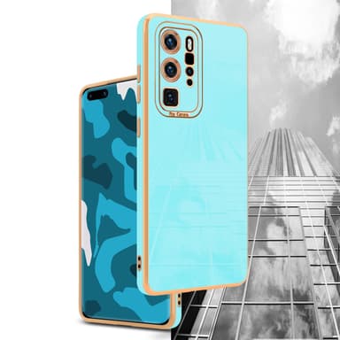 Huawei P40 PRO / P40 PRO+ Skal Fodral Case (Turkos)