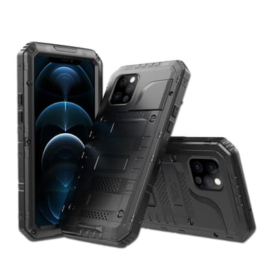 iPhone 12 PRO Skal Fodral Case (Svart)