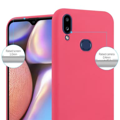 Skal Samsung Galaxy A10s / M01s Fodral Case (Röd)