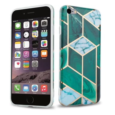 iPhone 6 PLUS / 6S PLUS Plånboksfodral Skal (Grön)
