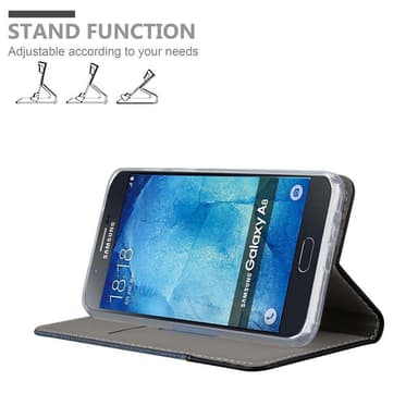 Samsung Galaxy A8 2015 Plånboksfodral Skal (Blå)