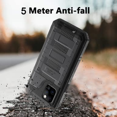 iPhone 12 PRO Skal Fodral Case (Svart)