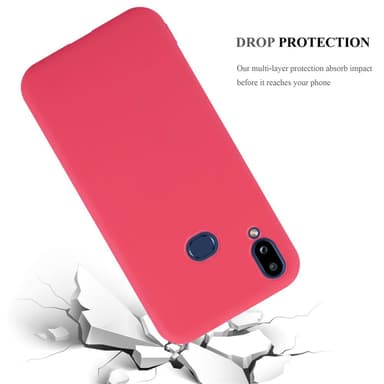 Skal Samsung Galaxy A10s / M01s Fodral Case (Röd)