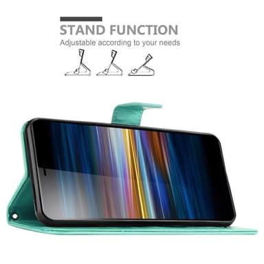 Sony Xperia L3 Plånboksfodral Skal (Turkos)