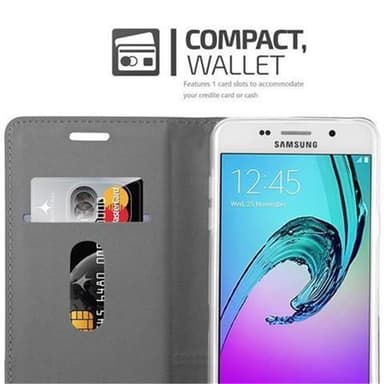 Samsung Galaxy A5 2016 Plånboksfodral Skal (Grå)