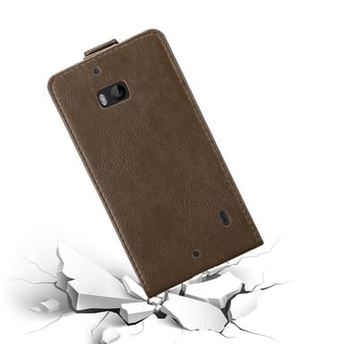 Nokia Lumia 929 / 930 Flipfodral Skal (Brun)