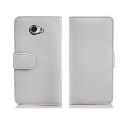 Sony Xperia M2 / M2 AQUA Plånboksfodral Skal (Vit)