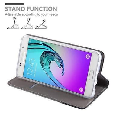 Samsung Galaxy A5 2016 Plånboksfodral Skal (Grå)