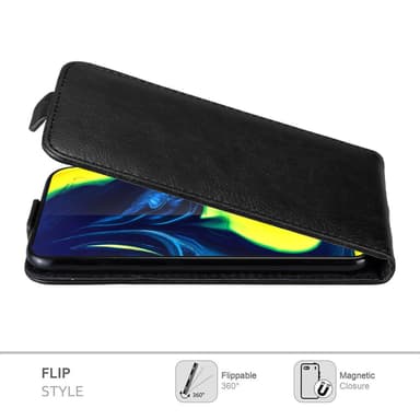 Samsung Galaxy A80 / A90 4G Flipfodral Skal (Svart)