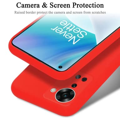 OnePlus Nord 2T Skal Fodral Case (Röd)