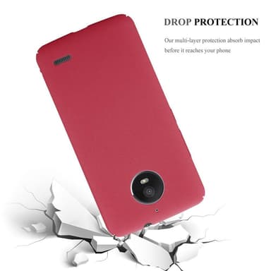 Motorola MOTO E4 Skal Fodral Case (Röd)