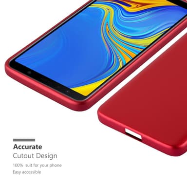 Skal Samsung Galaxy A7 2018 Fodral Case (Röd)