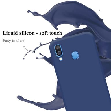 Samsung Galaxy A40 Skal Fodral Case (Blå)