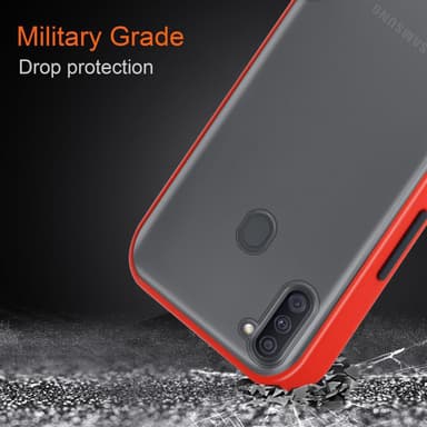 Samsung Galaxy A11 / M11 Skal Fodral Case (Transparent)