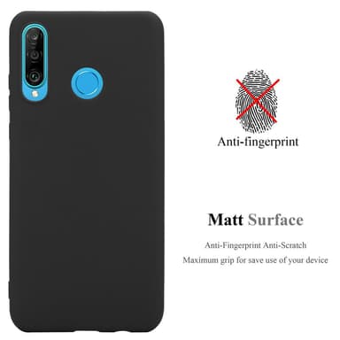 Skal Huawei P30 LITE Fodral Case (Svart)