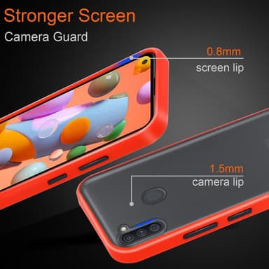 Samsung Galaxy A11 / M11 Skal Fodral Case (Transparent)