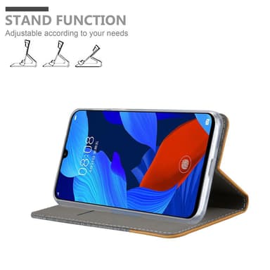 Huawei NOVA 5 / 5 PRO Plånboksfodral Skal (Grå)