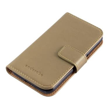 Samsung Galaxy J1 2016 Plånboksfodral Skal (Brun)