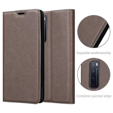 Huawei NOVA 7 PRO 5G Skal Fodral Case (Brun)