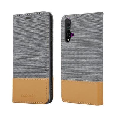 Huawei NOVA 5 / 5 PRO Plånboksfodral Skal (Grå)